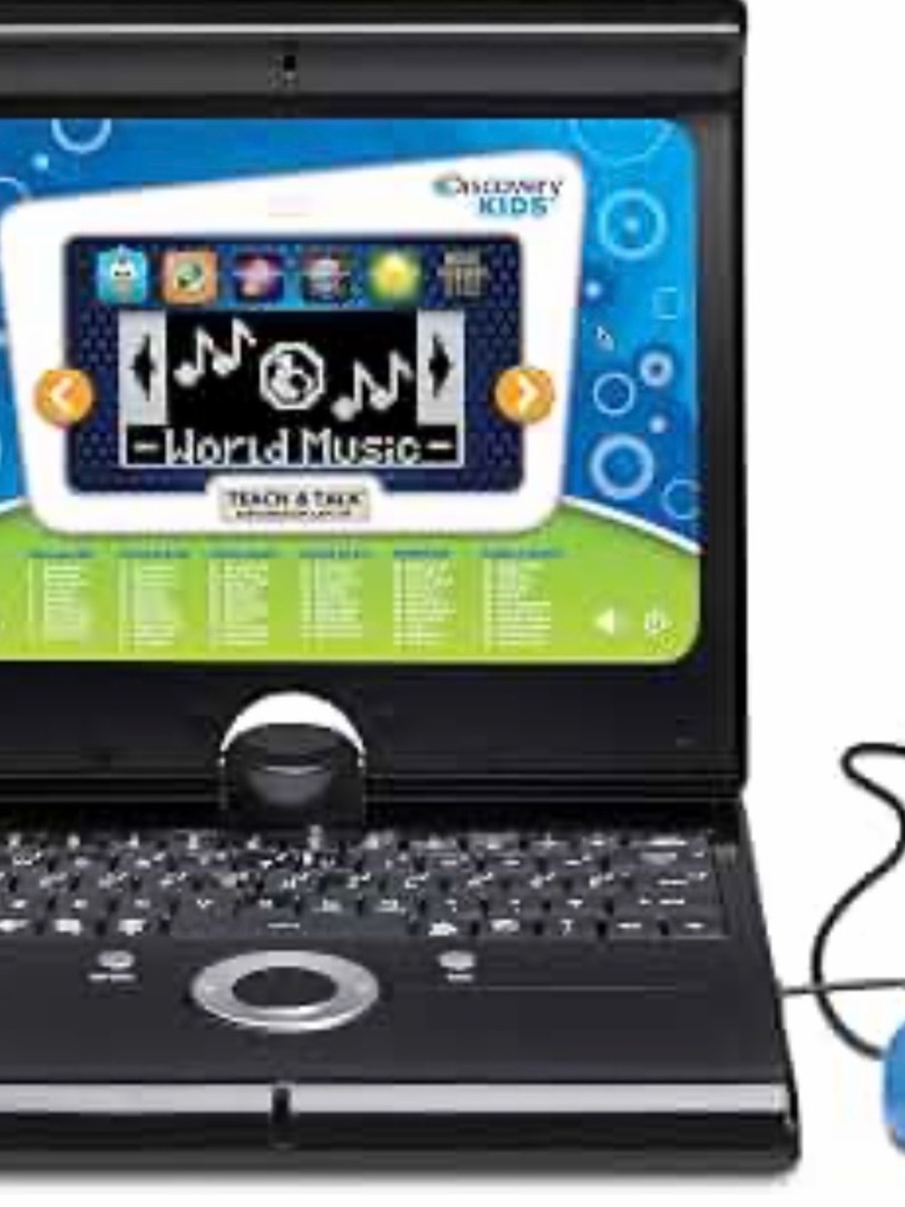 Discovery Kids Learning Laptop - Black & Blue